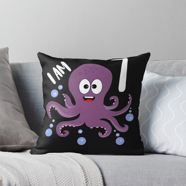 Item preview, Octopus Lover 7th Birthday Design I Am 7 Sea Creature designed and sold by ANABARRIOS.