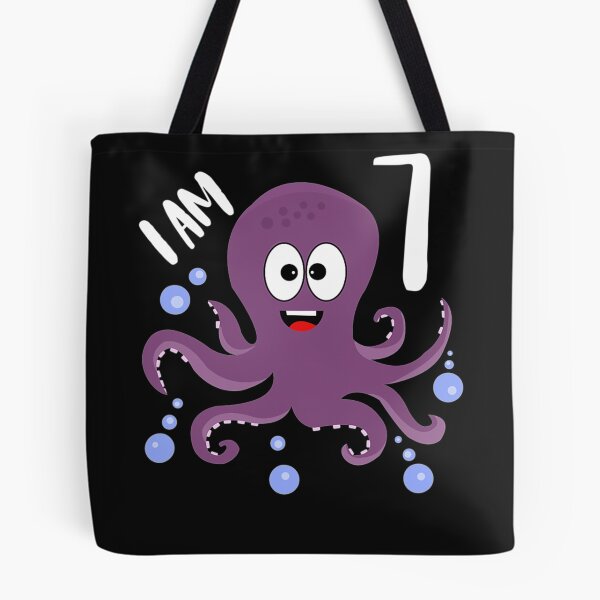 Item preview, Octopus Lover 7th Birthday Design I Am 7 Sea Creature designed and sold by ANABARRIOS.