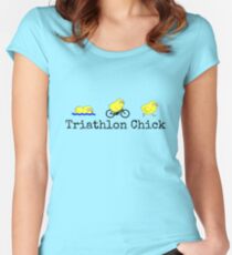 Triathlon Chick Women's Fitted Scoop T-Shirt