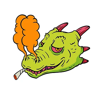 Artwork thumbnail, High Dragon by RedsStickerShop