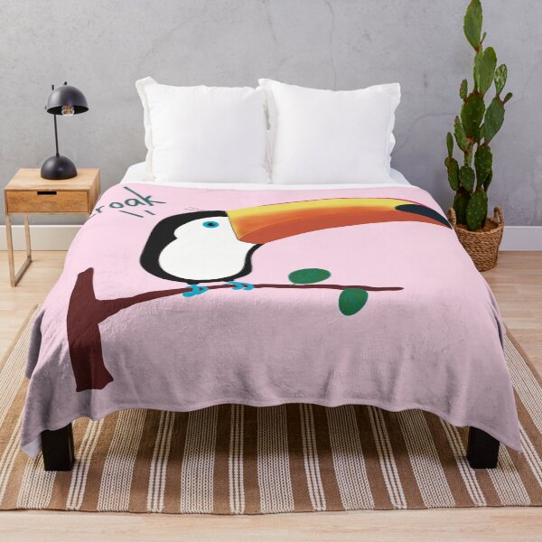 Item preview, Cute Toucan bird on a tree branch (pink) designed and sold by jvcoart.