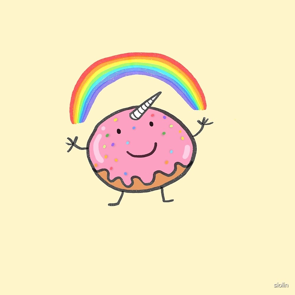 "Unicorn donut&quo   t; by siolin | Redbubble