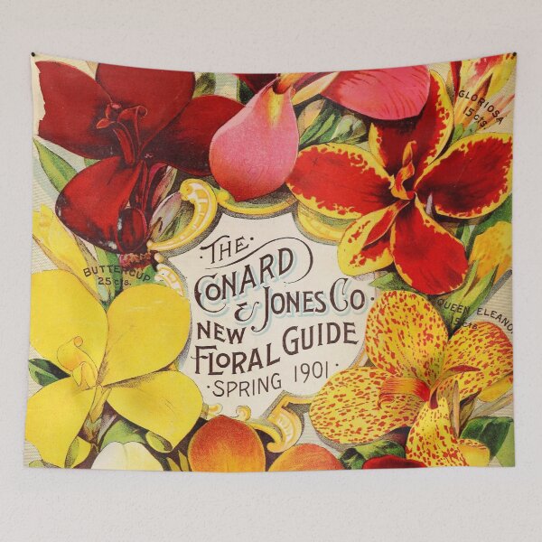 Item preview, Antique Vintage Style Floral Seed Catalog designed and sold by FlowerSupply.