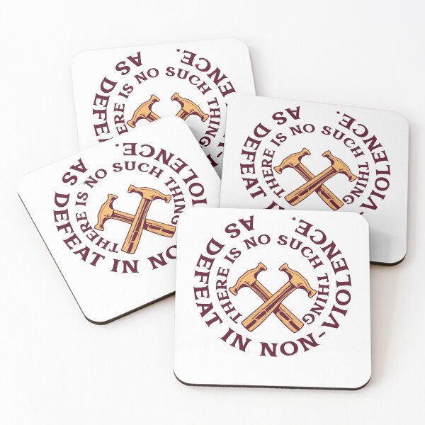 Item preview, There is no such thing as defeat in non-violence. designed and sold by LOVEACHOTHER.