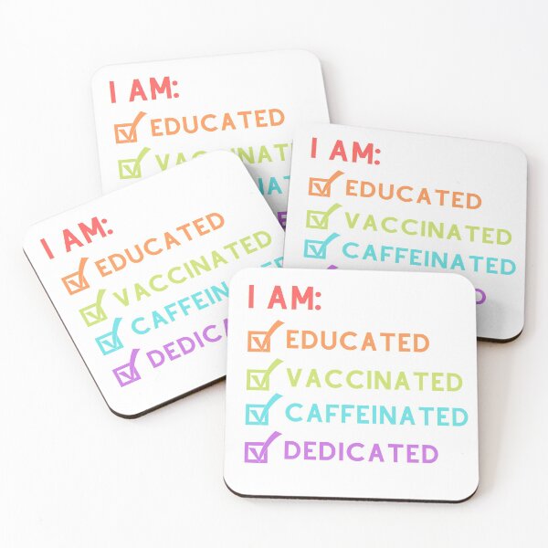 Item preview, I am educated vaccinated caffeinated dedicated designed and sold by Littlebop.