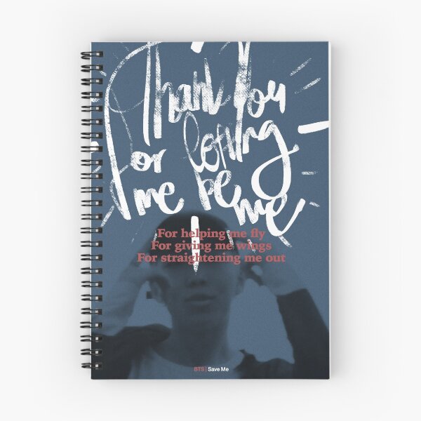 Item preview, BTS Save Me Typography [9] designed and sold by y0ngsin.