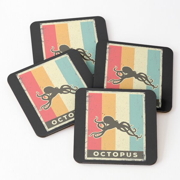 Item preview, Octopus Lover Vintage Retro Poster Animal designed and sold by ANABARRIOS.