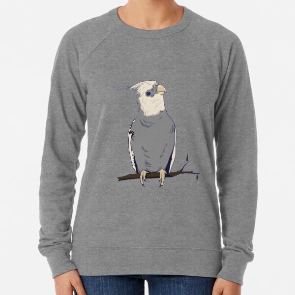 Item preview, White Faced Cockatiel Bird designed and sold by BlackSheepFold.