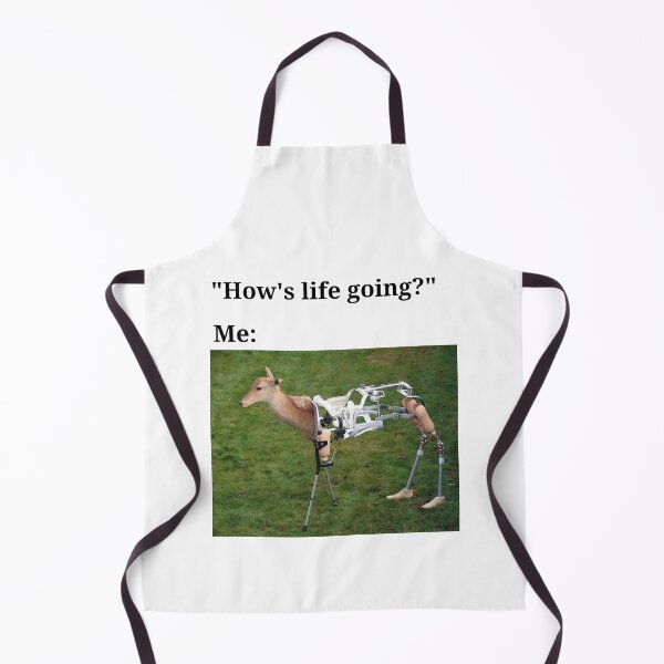 Item preview, How's life going deer Meme T-Shirt designed and sold by ForceProfile.