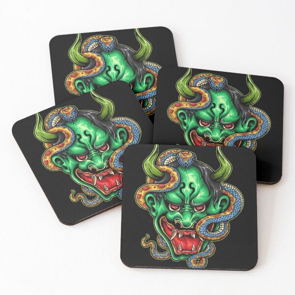 Item preview, Oni and The Serpent designed and sold by RedsStickerShop.