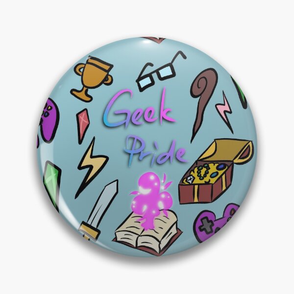 Item preview, Geek pride with coloured doodles designed and sold by HeatherPhn.