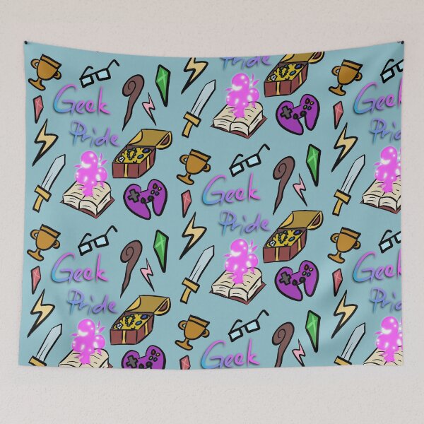 Item preview, Geek pride with coloured doodles designed and sold by HeatherPhn.