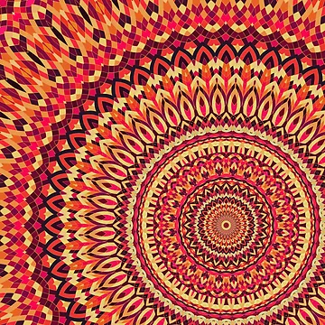 Artwork thumbnail, Mandala 008 by Mandala Of Life