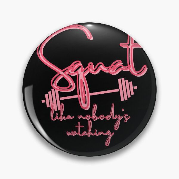 Item preview, Squat like nobodys watching-fitness gym and workout- Dark designed and sold by gloriaC CREATE.