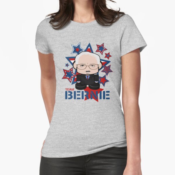 Team Bernie Politico'bot Toy Robot Fitted T-Shirt