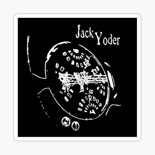 Dobro Logo B&W Sticker