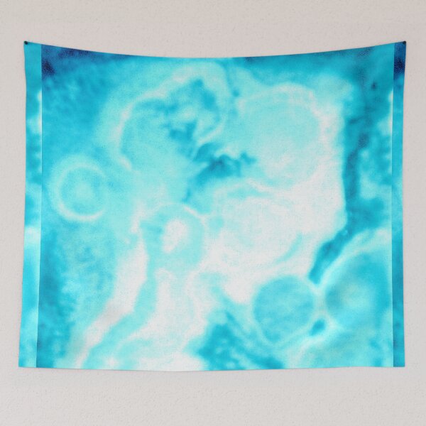 Item preview, Abstract Blue Swirling Paint Texture designed and sold by Creatively Torn.