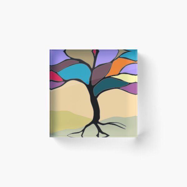 Item preview, Tree pop art designed and sold by Quirknmore.