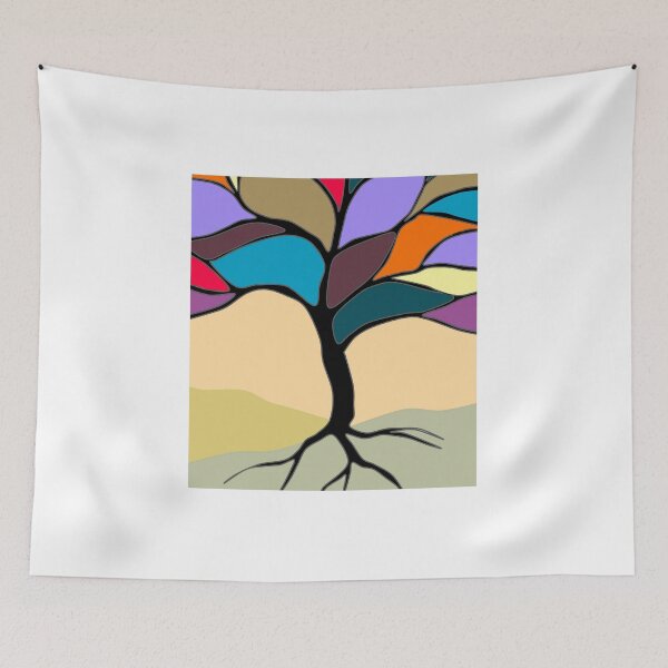 Item preview, Tree pop art designed and sold by Quirknmore.