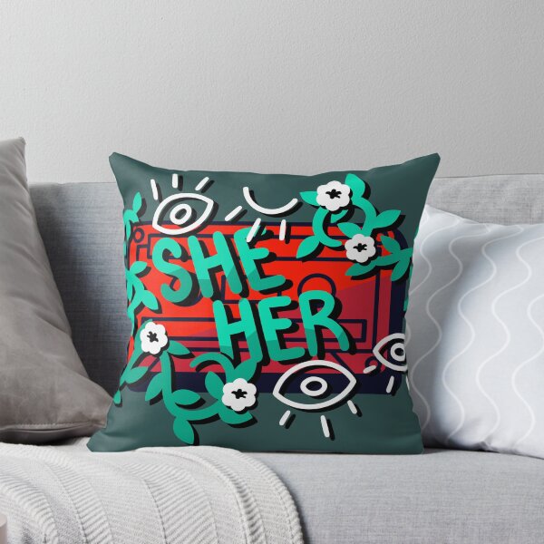 Item preview, Statement She Her - Red/Green designed and sold by rollingtape.