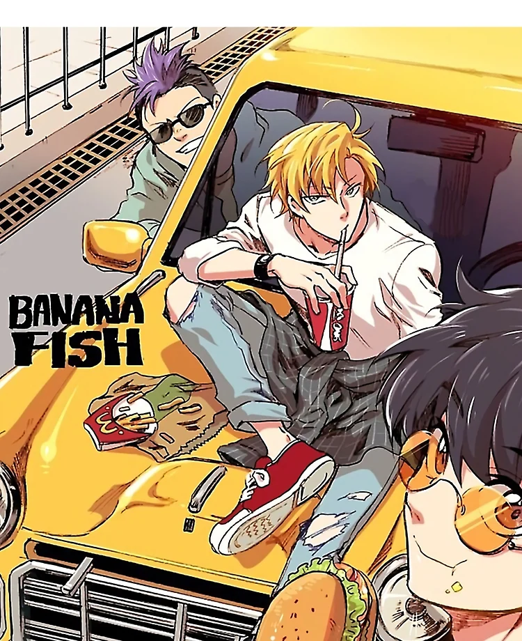 Cute Banana Fish With Car iPad Case & Skin for Sale by tarr-tarr