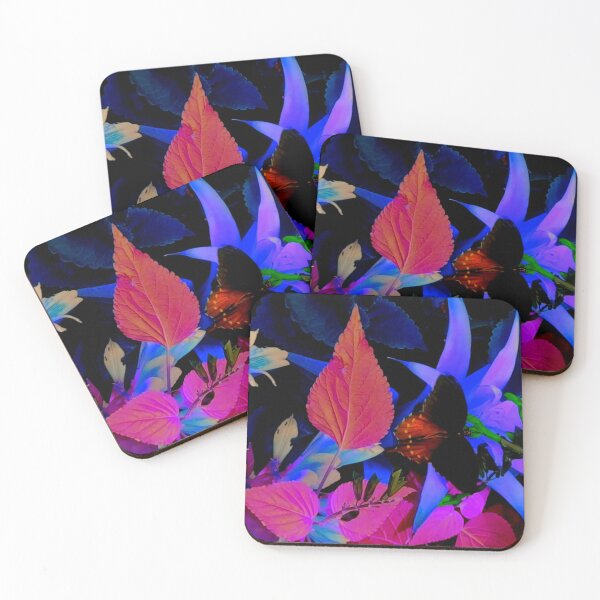 Item preview, Butterfly in Midnight Garden - horizontal designed and sold by Cerulescence.