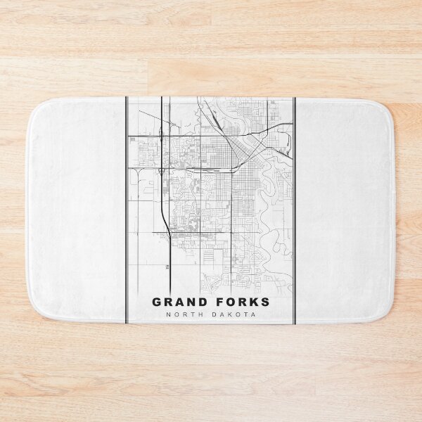 Item preview, Grand Forks Map designed and sold by Tamas Das.