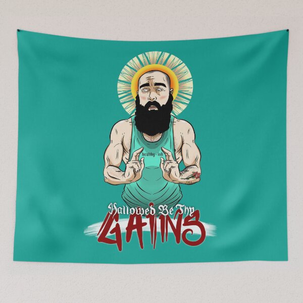 Item preview, Hallowed Be Thy Gains designed and sold by Gods & Thieves.
