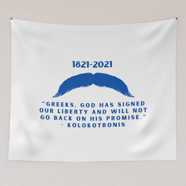 Item preview, Blue Kolokotronis 200 Years Greek Independence Since Revolution  designed and sold by esarantakos.