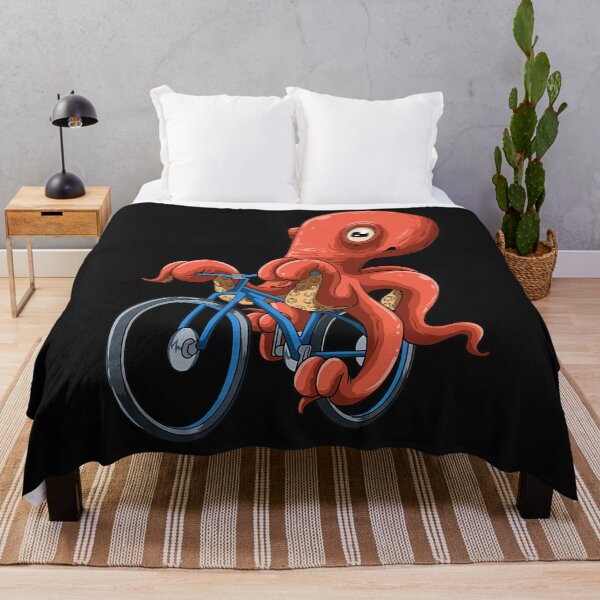 Item preview, Octopus On Bicycle Octopus Riding Bicycle designed and sold by ANABARRIOS.