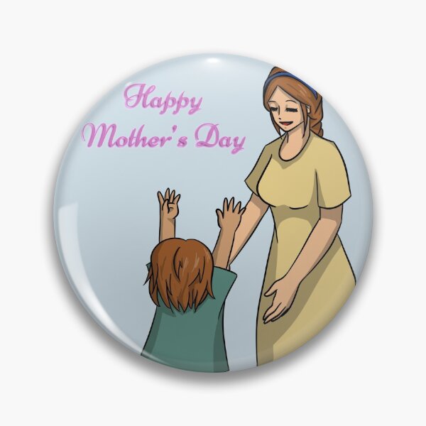 Item preview, Happy Mother's Day in anime style designed and sold by HeatherPhn.