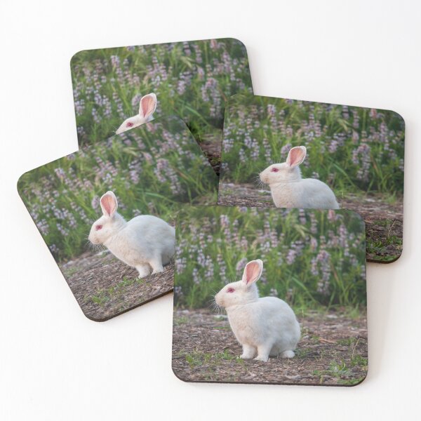 Item preview, White rabbit in the wild designed and sold by iktwo.