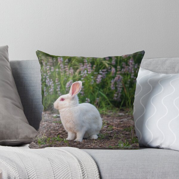 Item preview, White rabbit in the wild designed and sold by iktwo.