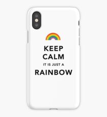Keep Calm Rainbow iPhone Case/Skin