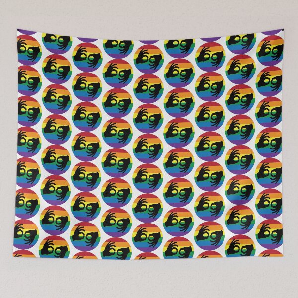 Item preview, ASL LGBTQ Rainbow American Sign Language Interpreter Symbol Hands designed and sold by ASLstyles.