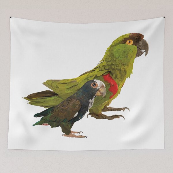Item preview, Mountain Parakeet and Parrot designed and sold by obscurite.