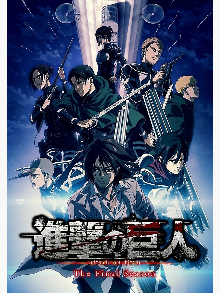 Revelan impactante poster del final de Shingeki no Kyojin