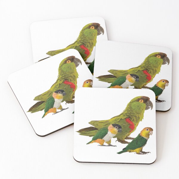 Item preview, Mountain parrot and caiques designed and sold by obscurite.