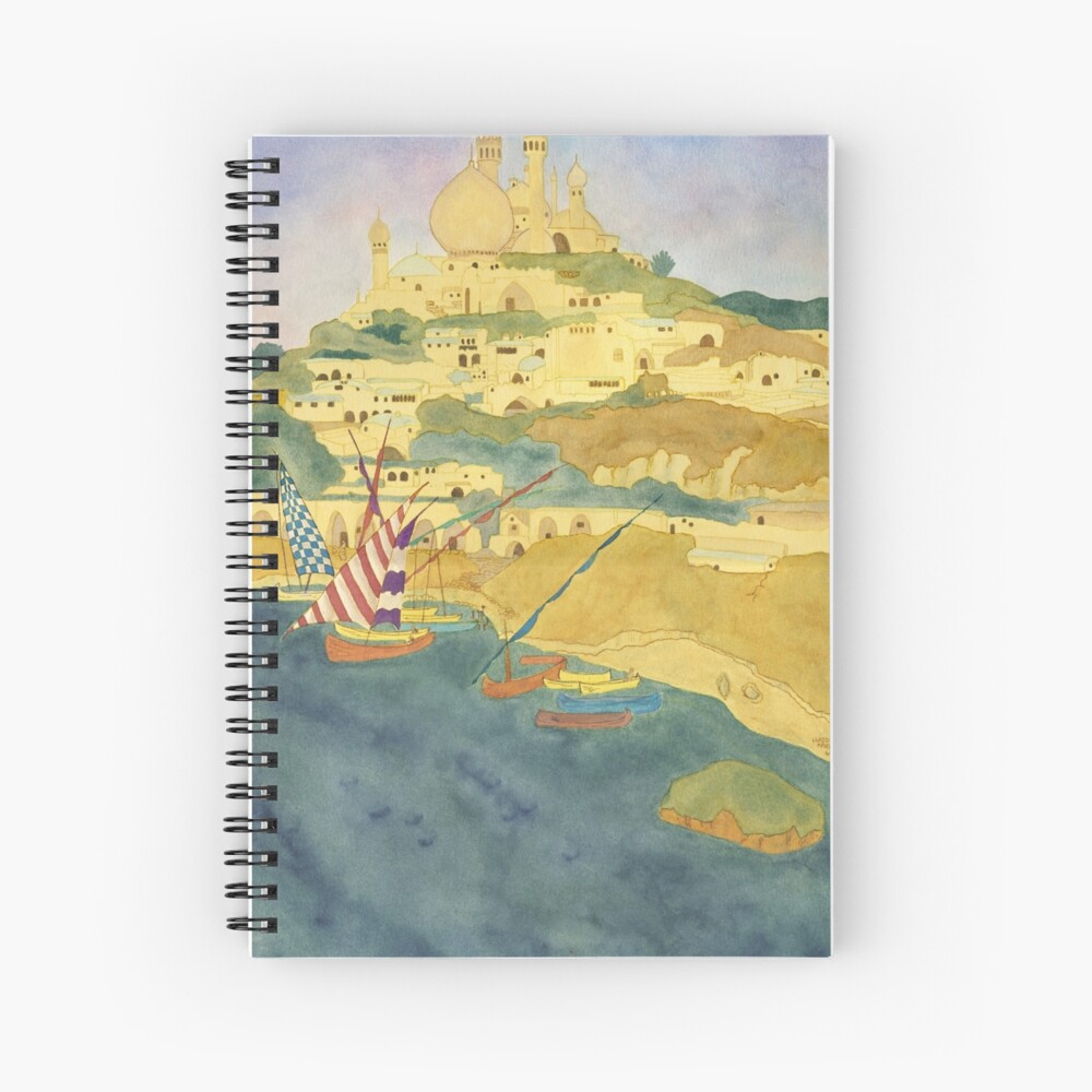 Arabian Nights City Spiral Notebook