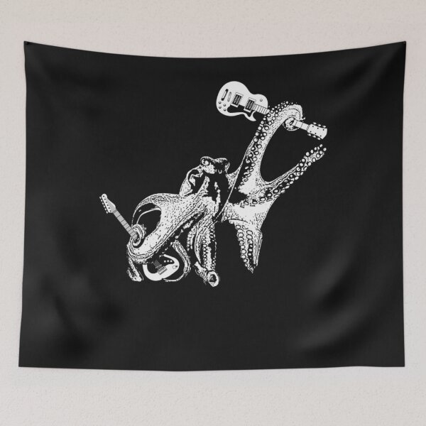 Item preview, Octopus Playing Guitar designed and sold by ANABARRIOS.