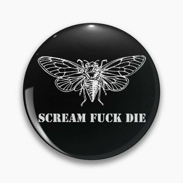 Item preview, Scream Fuck Die Cicada designed and sold by sunfkowers.