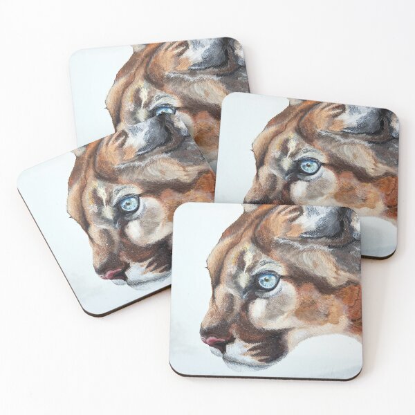 Item preview, Mixed Media Mountain Lion designed and sold by ClearCaidance.