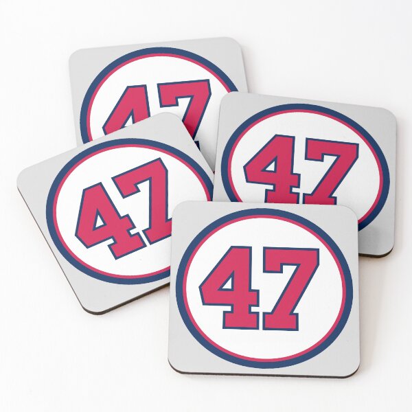 Item preview, Tom Glavine #47 Jersey Number designed and sold by StickBall.
