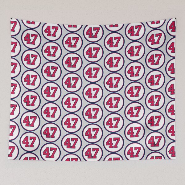 Item preview, Tom Glavine #47 Jersey Number designed and sold by StickBall.