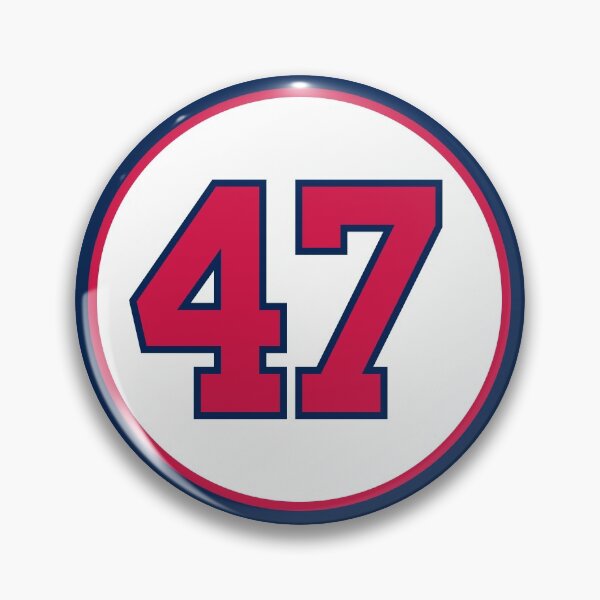Item preview, Tom Glavine #47 Jersey Number designed and sold by StickBall.