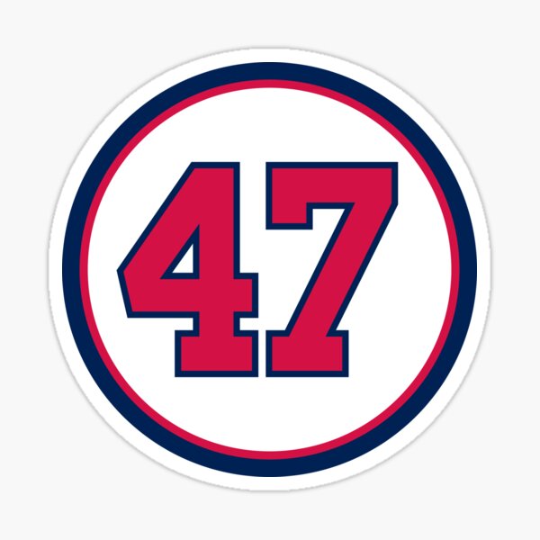 Atlanta Braves Logo Type Monogram & tomahawk MLB Baseball Die-Cut Round  STICKER