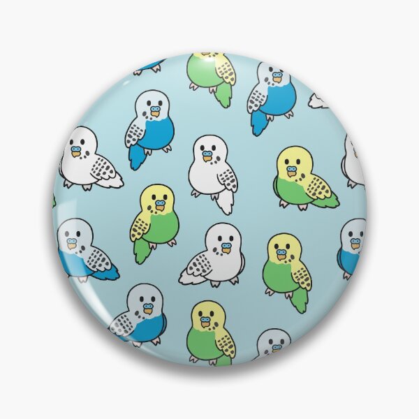 Item preview, Budgie Pattern designed and sold by BiscuitSnack.