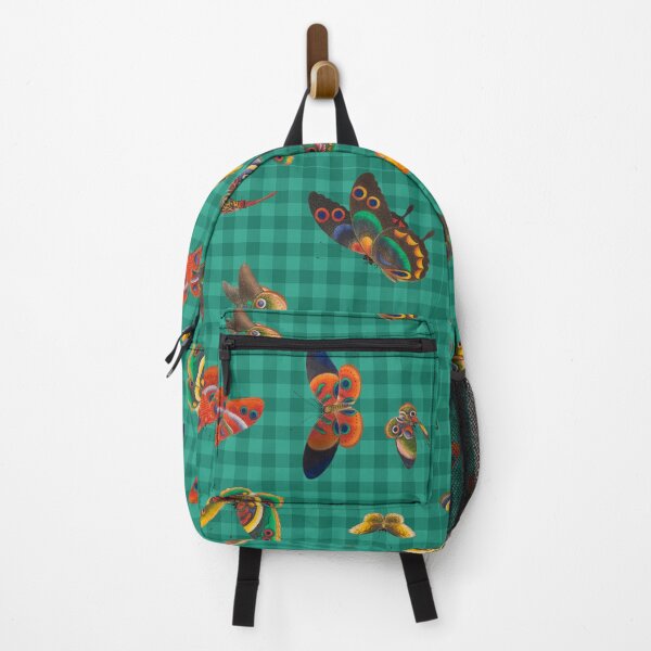 Item preview,  Teal Green Buffalo Plaid & Butterflies designed and sold by Tamas Das.