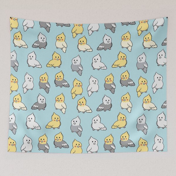 Item preview, Cute Cockatiel Pattern designed and sold by BiscuitSnack.