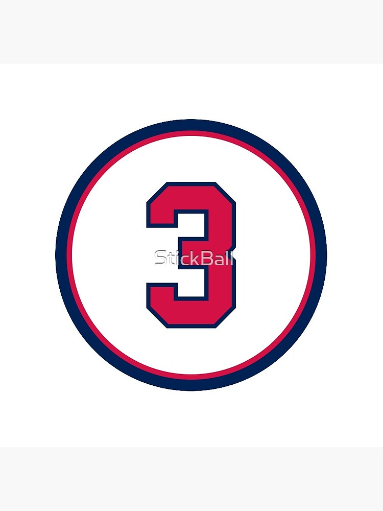 David Justice #23 Jersey Number Sticker for Sale by StickBall